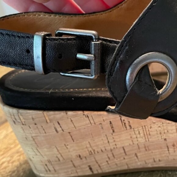 Anthropologie Latigo Lauren Platform Wedge Sandal Size 7.5 - Picture 8 of 10